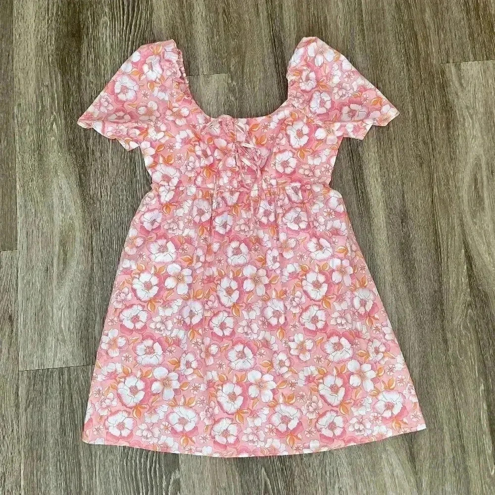 Womens NWT Copper Key Pink Floral Dress - S